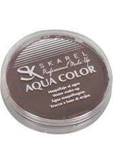 Bote de maquillage  l'eau 12 gr. couleur marron 