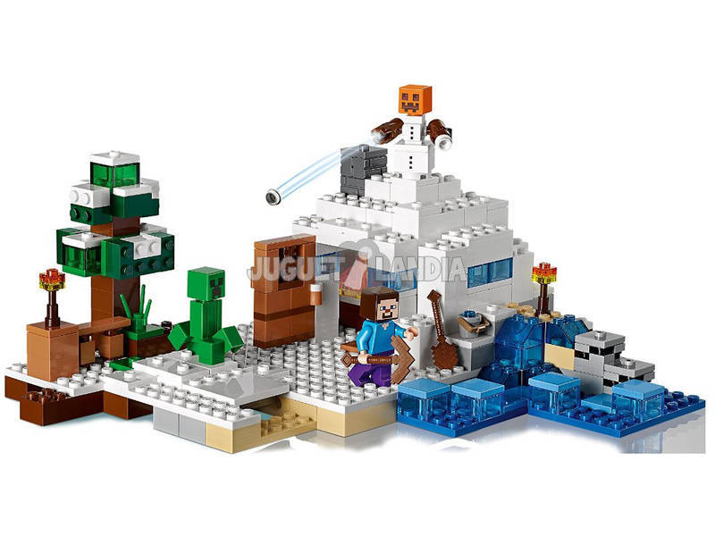 Lego Minecraft La Cachette dans la Neige