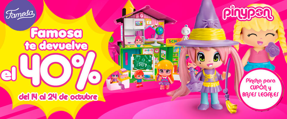 Famosa te devuelve 40%