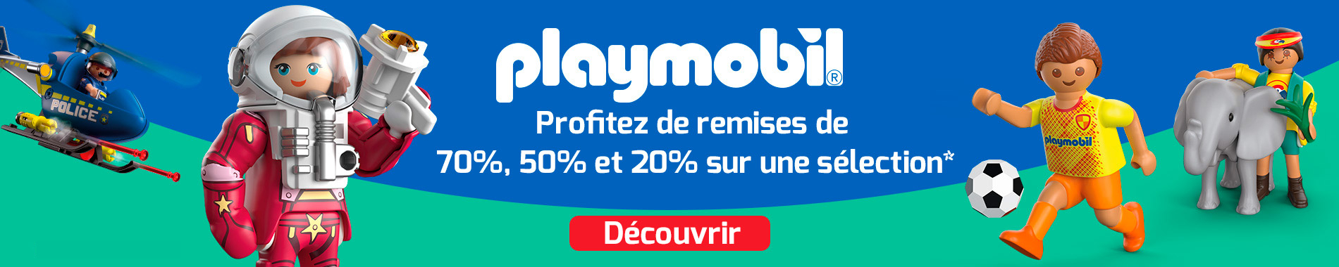 Playmobil avec réduction directe