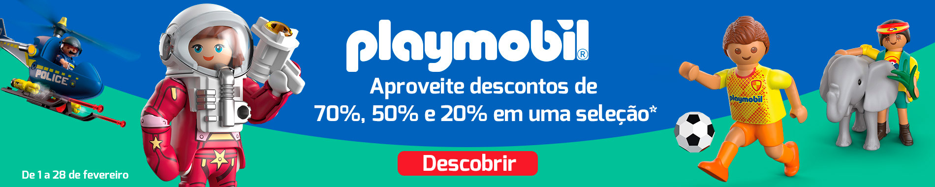 Playmobil com desconto direto